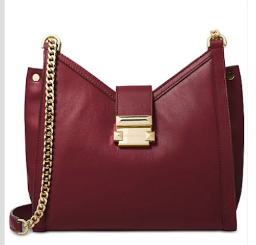 michael kors whitney burgundy